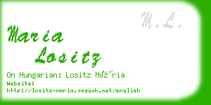 maria lositz business card